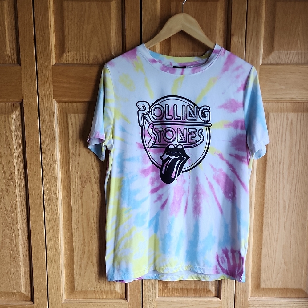 The Rolling Stones Multicolor Tie-Dye Shirt